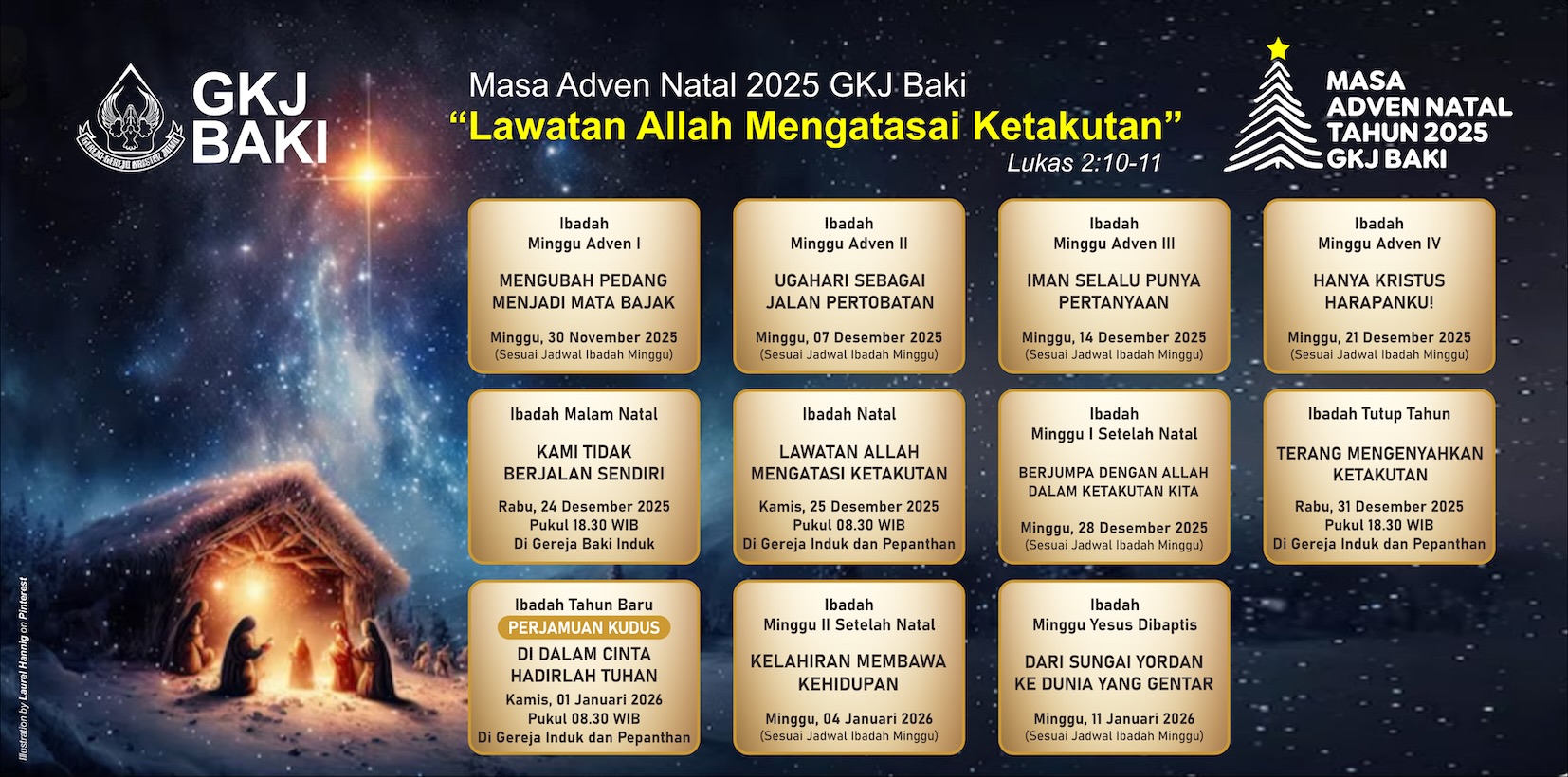 Masa Adven Natal 2025 GKJ Baki, gereja kristen jawa, gkj, gkj baki, gereja kristen jawa baki, baki, sukoharjo, gkj klasis sukoharjo, klasis sukoharjo, klasis, sinode gkj, sinode 